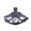 Powerful T6 COB Focusable USB Head Torch Light